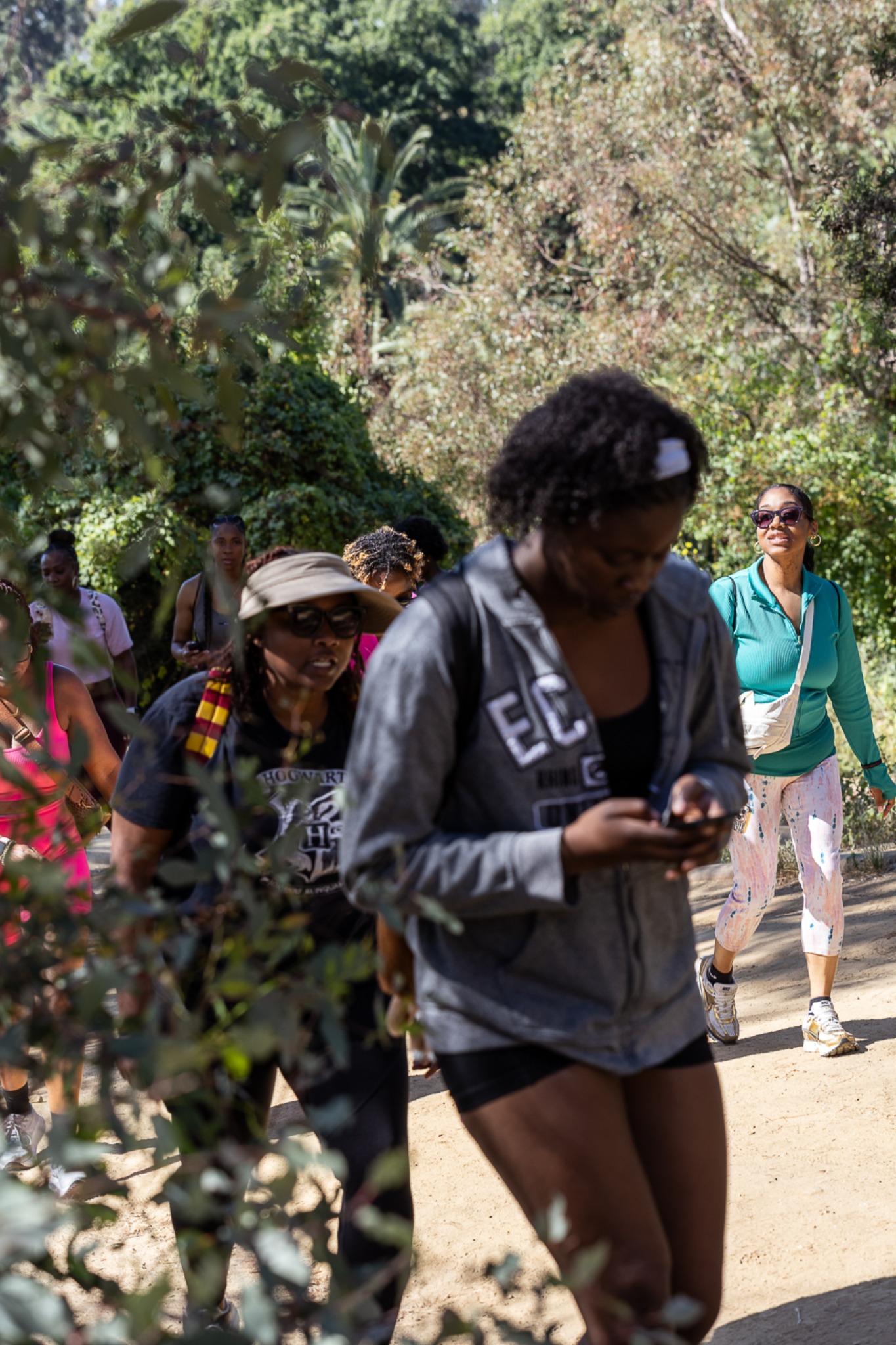 Attendee smiling at a Glow event